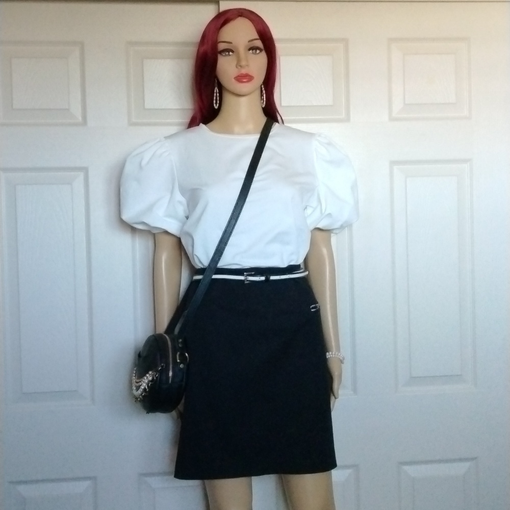 International Concepts zip pocket skirt
